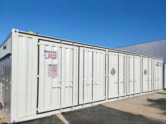 ถังเก็บกล่องก๊าซกลางแจ้งที่ทนต่อ UV ด้วยความละเอียดระดับสองชั้นและความจุที่สามารถปรับแต่งได้