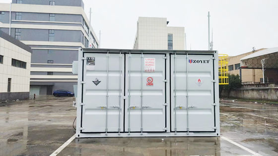 ขนาดที่กําหนดเอง ถังเก็บกล่องก๊าซกันระเบิด พร้อมอุปกรณ์กันความร้อนชั้นสองและควบคุมอุณหภูมิ