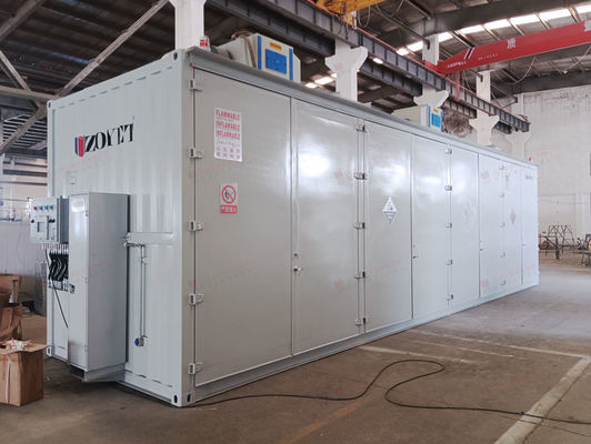 Corten Steel Modular Data Center Container โทรศัพท์มือถือสําหรับการจัดการข้อมูล