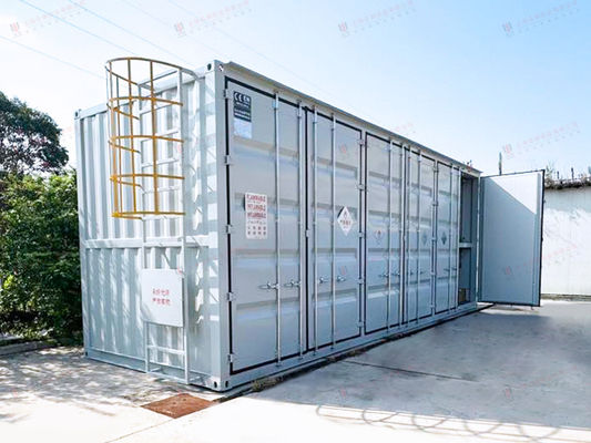 ISO Standard 20Ft ถังเก็บน้ําหมึกที่อบอุ่นพร้อมระบบทําความร้อนไฟฟ้า