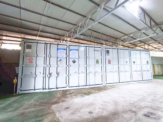 ตู้คอนเทนเนอร์ศูนย์ข้อมูลสำเร็จรูป Corten Steel Modular ขนาด 40 ฟุต พร้อมการออกแบบที่ปรับแต่งได้และอายุการใช้งานยาวนาน