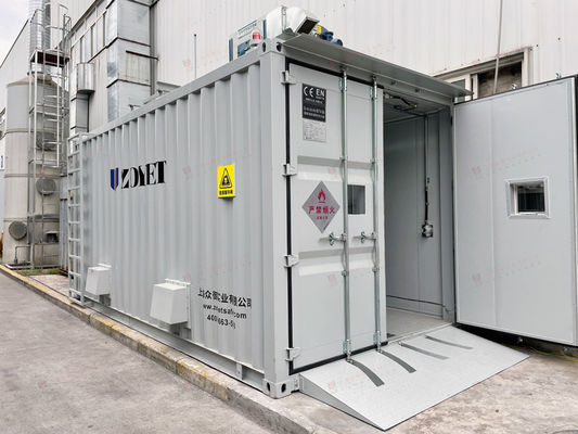 40GP Steel Shipping Container Walk in Type พร้อมอุปกรณ์เสริมที่กําหนดเอง