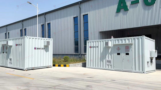 คอนเทนเนอร์เก็บสินค้าอันตรายขนาดใหญ่ภายนอก